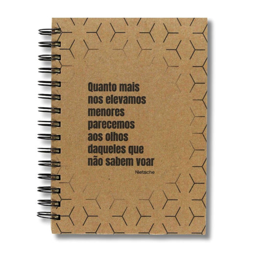 Caderno Pautado Filosofia 125 Folhas 90g A5 Nietzsche Elevamos