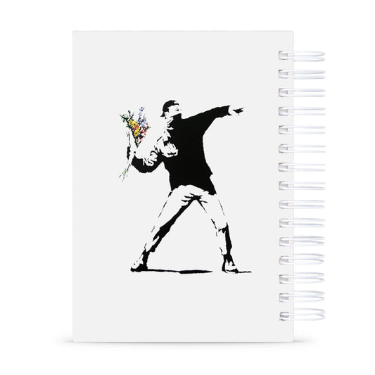 Agenda Semanal Datada 2025 Banksy 120 Fls 90g A5