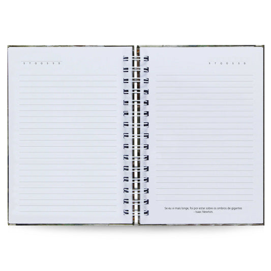 Caderno Pautado Minimalista 125 Folhas 90g A5 Decisões Ruins