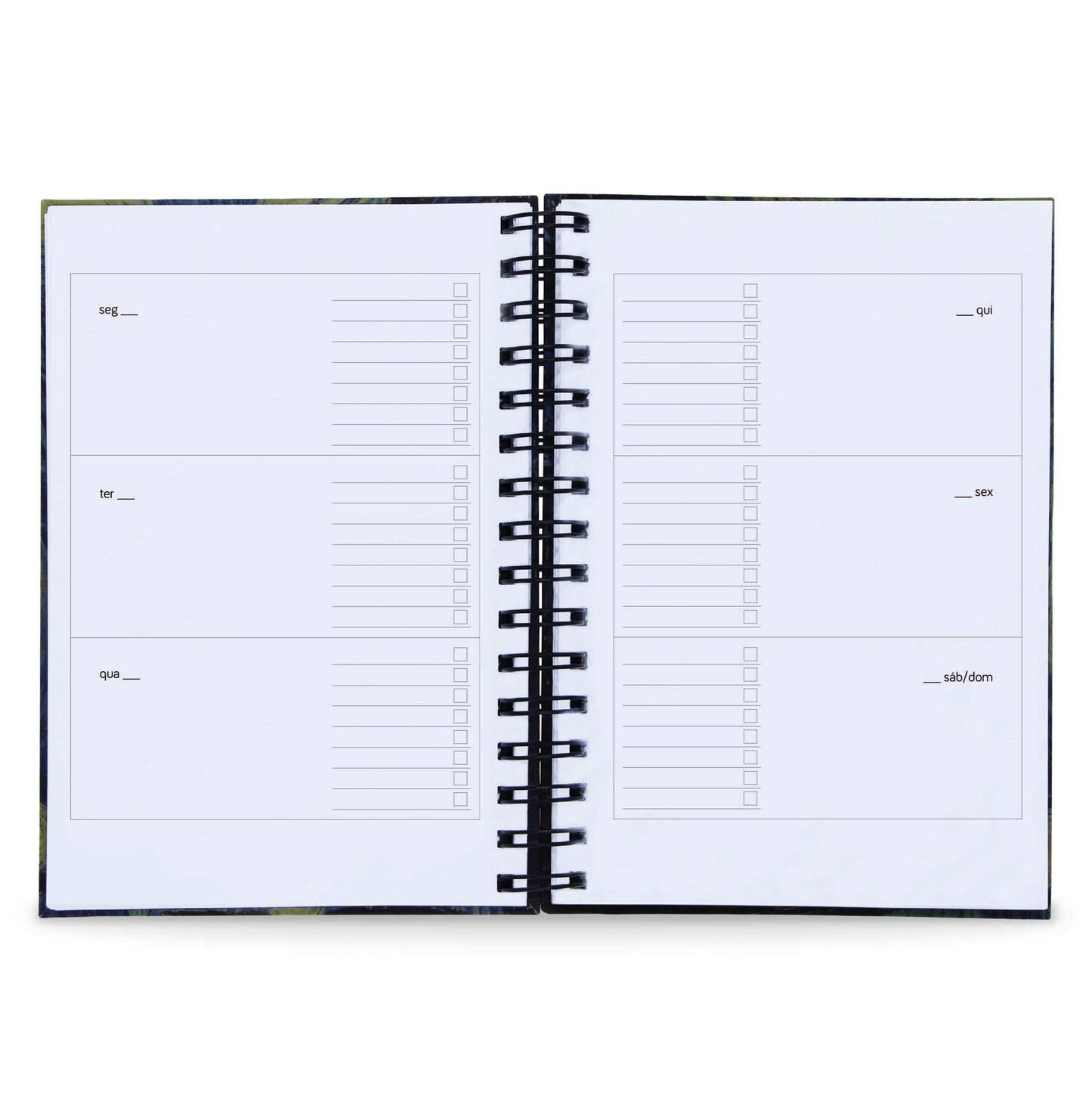 Planner Semanal Capa Dura Jung Desperte 156 Folhas 75g A5