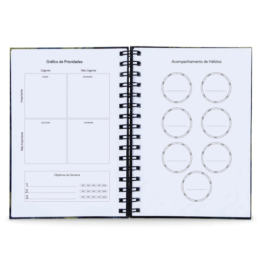 Planner Semanal Significado Resiliência Capa Dura 156 Fls A5 21x15cm