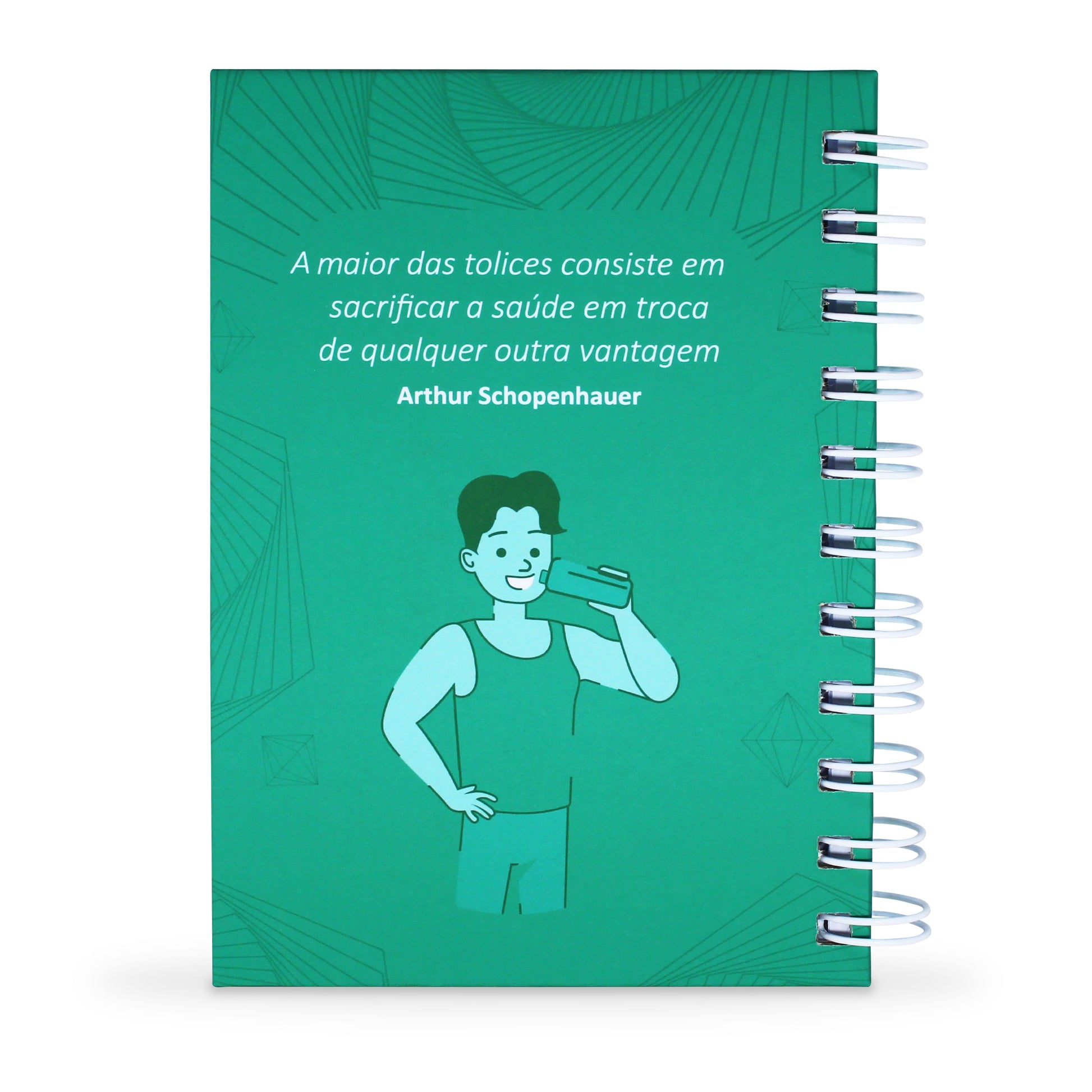 Contracapa Caderno dos Hábitos Saudáveis Masculino